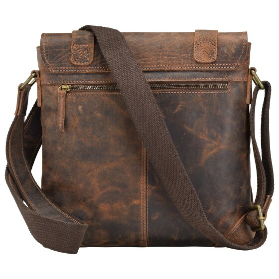 Greenland Nature Klassieke schoudertas leer 31 cm