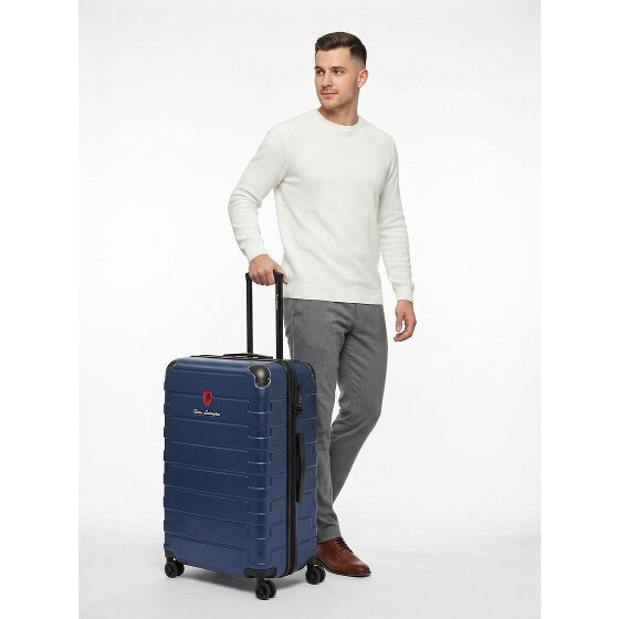 Tonino Lamborghini Milano 4 wielen Trolley L 72 cm met uitbreidingsplooi