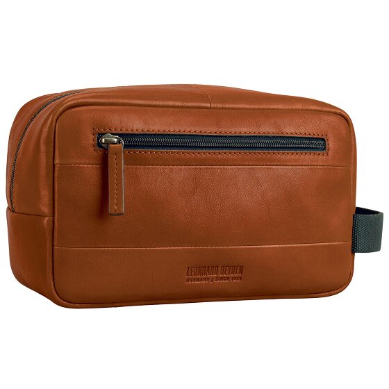 Leonhard Heyden Hamburg Toilettas Leer 25.5 cm