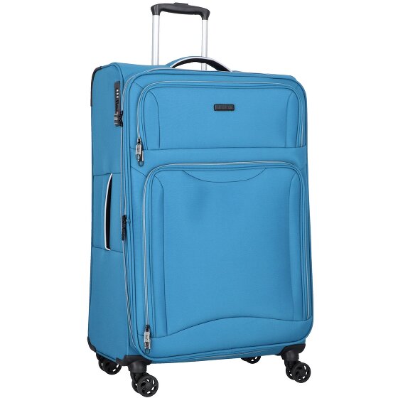 d&n Travel Line 9204 4 wielen Trolley L 76 cm met uitbreidingsplooi