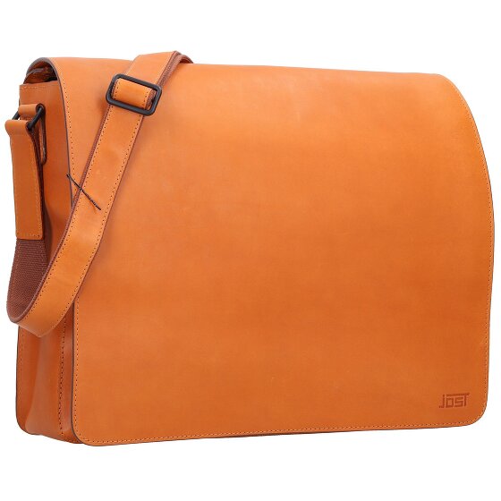 Jost Futura schoudertas L leder 35 cm laptopvak