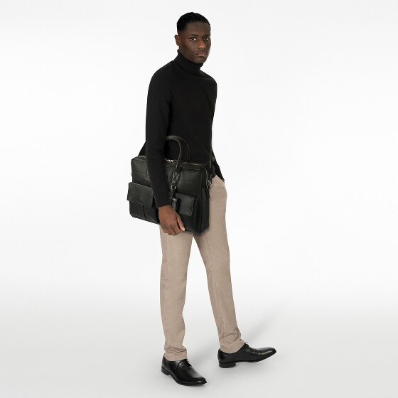 The Bridge Serristori Koffer Leer 39 cm Laptop compartiment