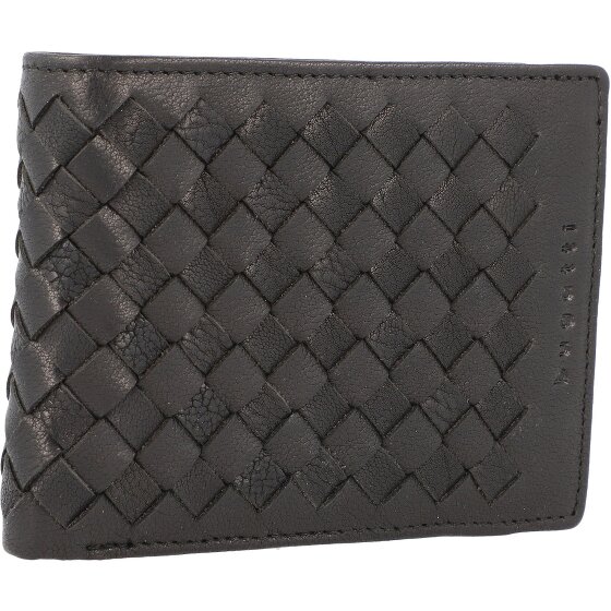 bugatti Geweven portefeuille leer 13 cm