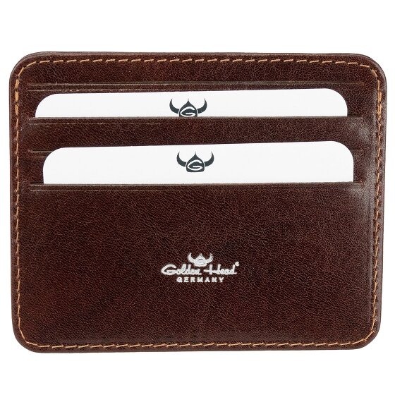 Golden Head Colorado Kredietkaart etui RFID-bescherming Leer 10 cm