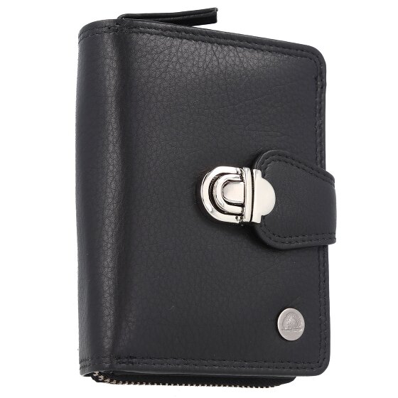 Greenburry Sponsachtig portefeuille leer 9 cm