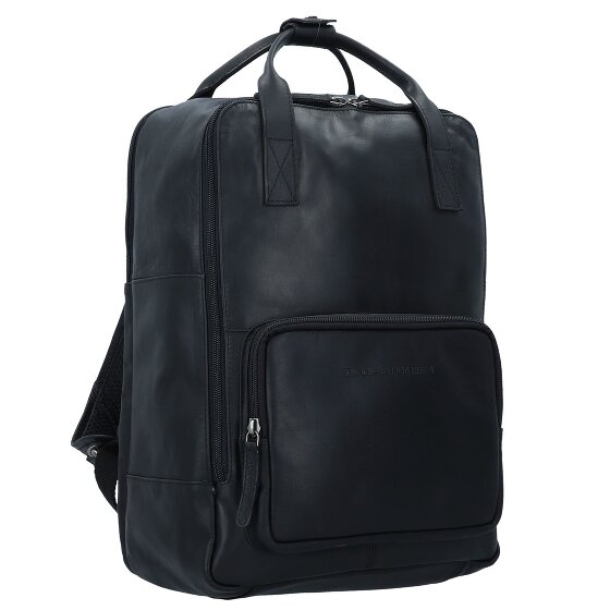 The Chesterfield Brand Wax Pull Up Zakelijke rugzak Leer 40 cm Laptop compartiment