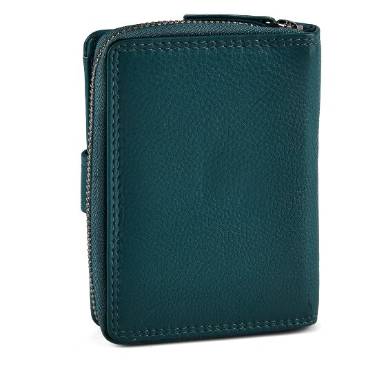 Greenburry Sponsachtig portefeuille leer 9 cm