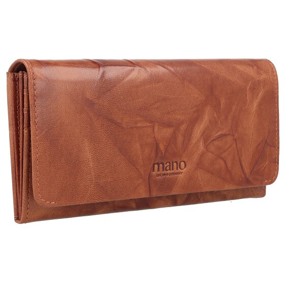 mano Donna Aurona Portemonnee RFID Leer 19 cm