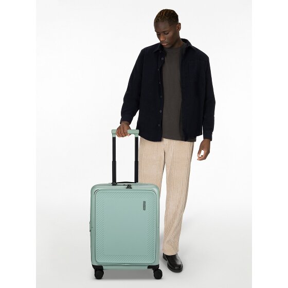 American Tourister Dashpop 4 wielen Cabinewagen 55 cm met uitbreidingsplooi