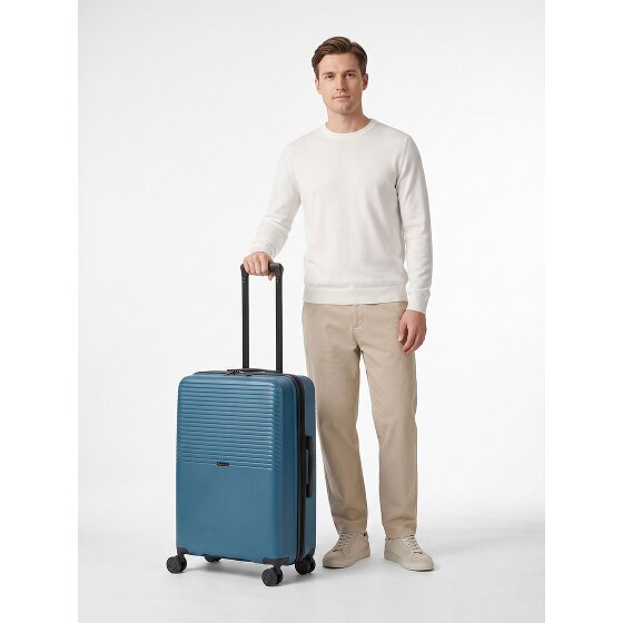 Pack Easy Jet 4 wielen Trolley M 64 cm met uitbreidingsplooi