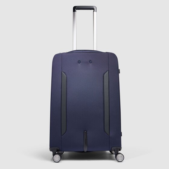 Piquadro Brief 4 wielen Trolley 68 cm met uitbreidingsplooi