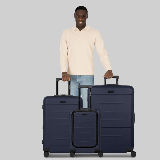 Police London 4 wielen Kofferset 3-delig met uitbreidingsplooi