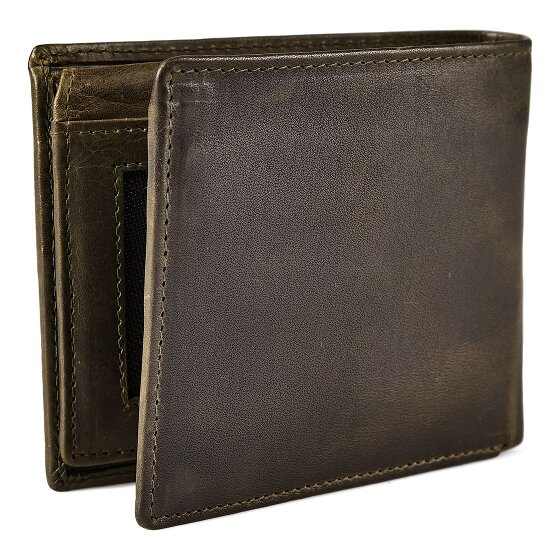 Greenburry Newport Portemonnee RFID-bescherming Leer 11 cm