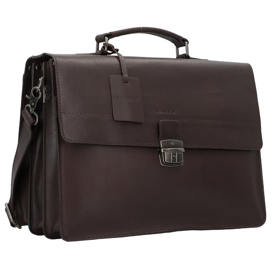 Burkely Vintage Dean aktetas leer 38 cm