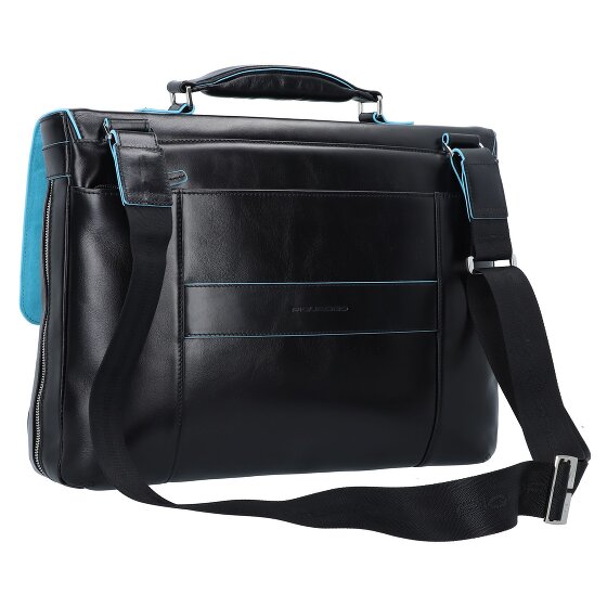 Piquadro Blue Square Briefcase II Leather 40 cm Laptopcompartiment