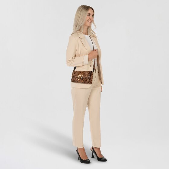 PINKO Slouchy Schoudertas Leer 27 cm