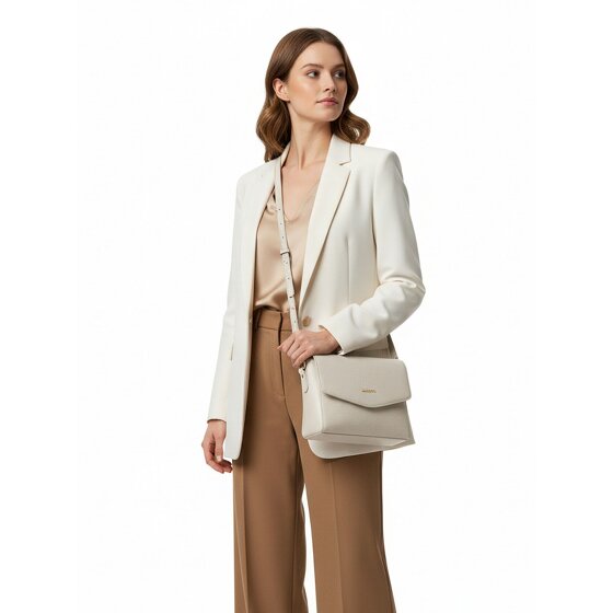 Lazarotti Bologna Leren Crossbody schoudertas leer 22 cm