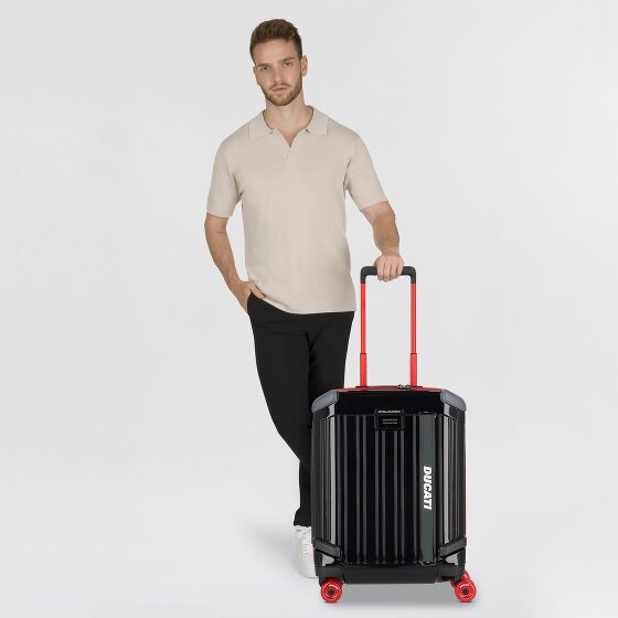 Piquadro Piquadro x Ducati 4 wielen Cabinewagen 55 cm