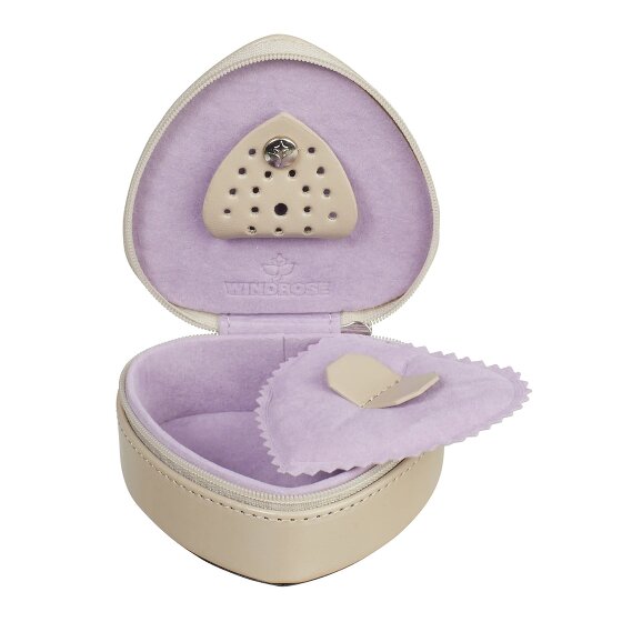 Windrose Merino Juwelenkistje Leer 9.5 cm