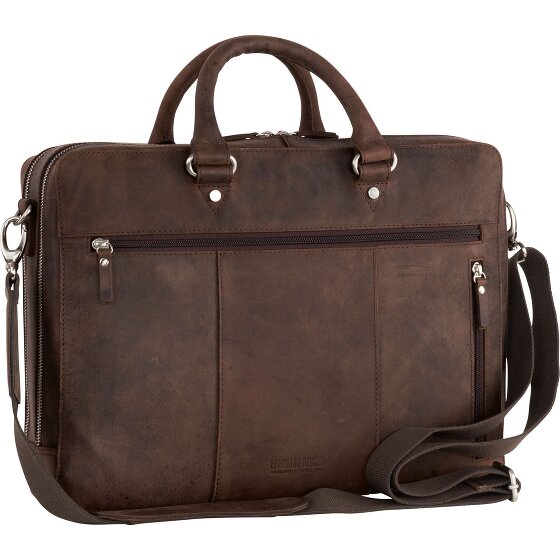 Leonhard Heyden Salisbury aktetas Leer 40 cm Laptopcompartiment
