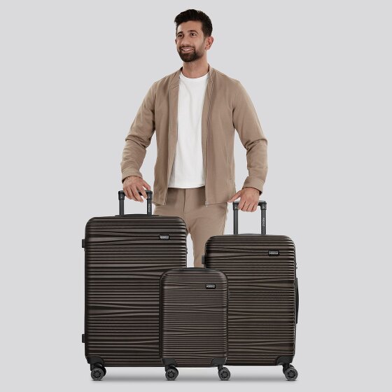 Redolz Essentials 16 3-SET 4 wielen Kofferset 3-delig