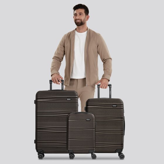 Redolz Essentials 16 3-SET 4 wielen Kofferset 3-delig