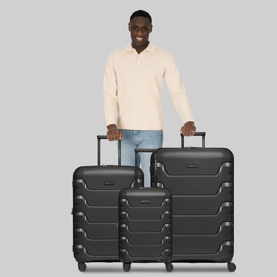 Smartbox Edition 01 4 wielen Kofferset 3-delig met uitbreidingsplooi