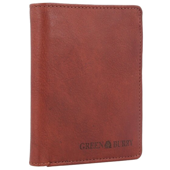 Greenburry Vintage Gewassen Leren Portemonnee 10 cm