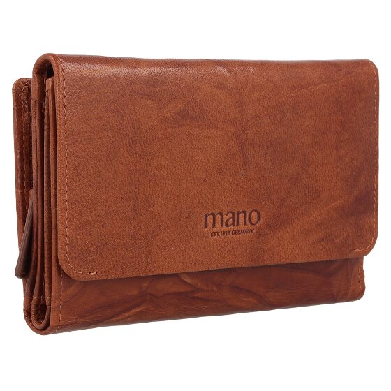 mano Donna Aurona Portemonnee RFID Leer 14,5 cm