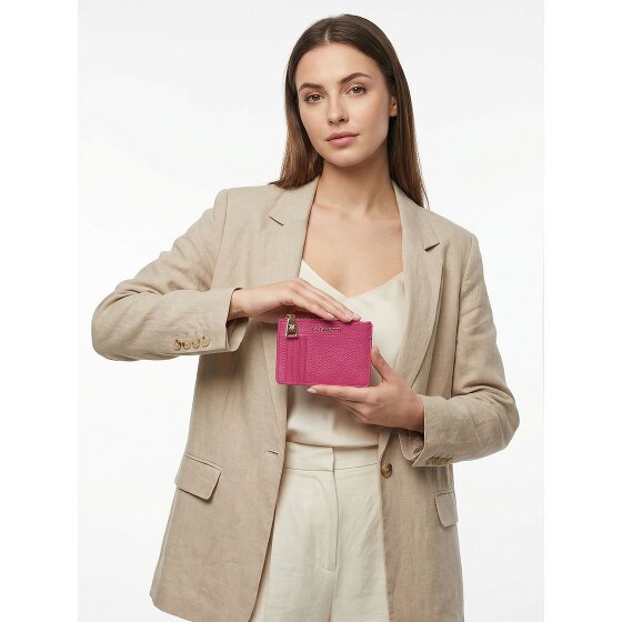 Lazarotti Bologna Leren sleutelhanger Kaarthouder leer 11,5 cm met air tag compartiment