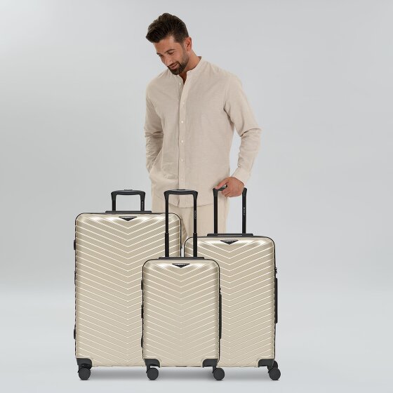 Redolz Essentials 18 4 wielen Kofferset 3-delig met uitbreidingsplooi