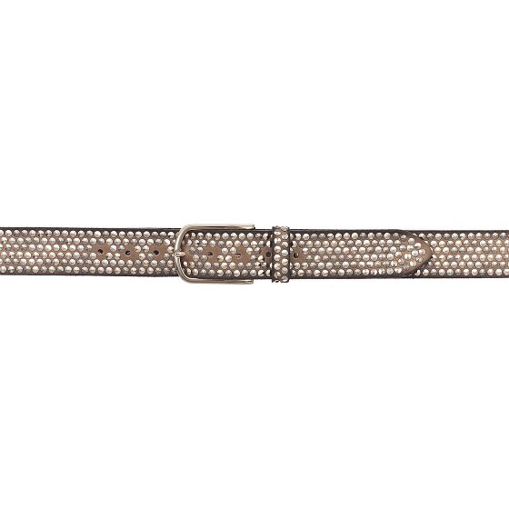 b.belt Studded riem leer