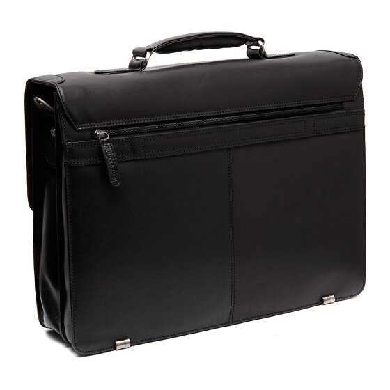 The Chesterfield Brand Salvatore Aktetas Messenger Leer 42 cm Laptop compartiment