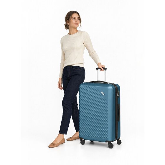 Check.In Paradise 2.0 4 wielen Trolley L 78 cm met uitbreidingsplooi