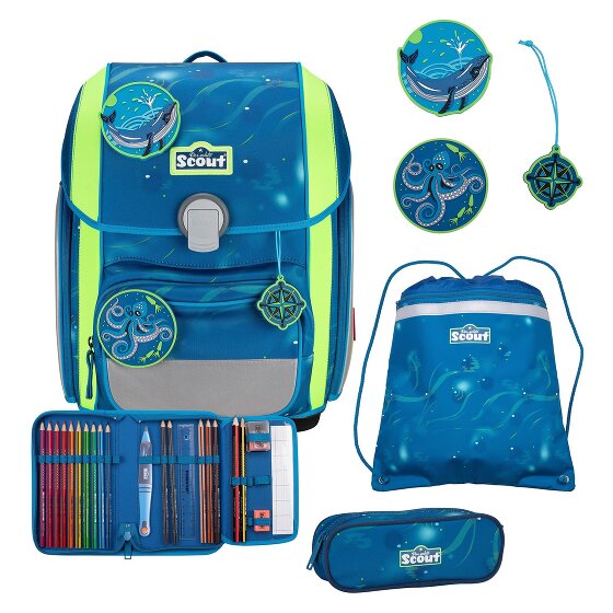 Scout Genius Schooltas set 4-delig