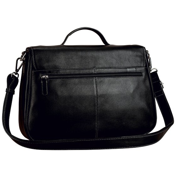 Leonhard Heyden Nizza Koffer Leer 39 cm Laptop compartiment