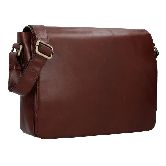Leonhard Heyden Cambridge Messenger Leder 38 cm Laptopcompartiment