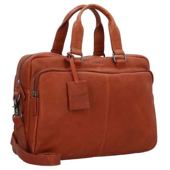 Burkely Antieke Avery aktetas Leer 40 cm Laptopcompartiment