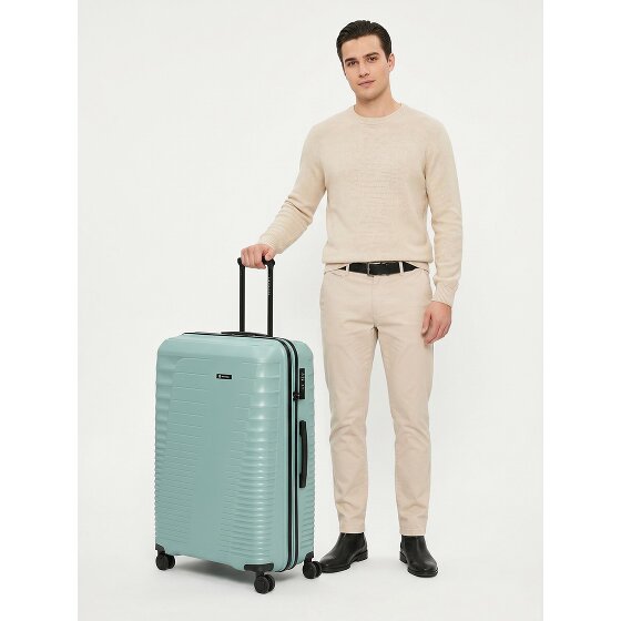 Farmhood Straw Edition 4 wielen Trolley 77 cm met uitbreidingsplooi
