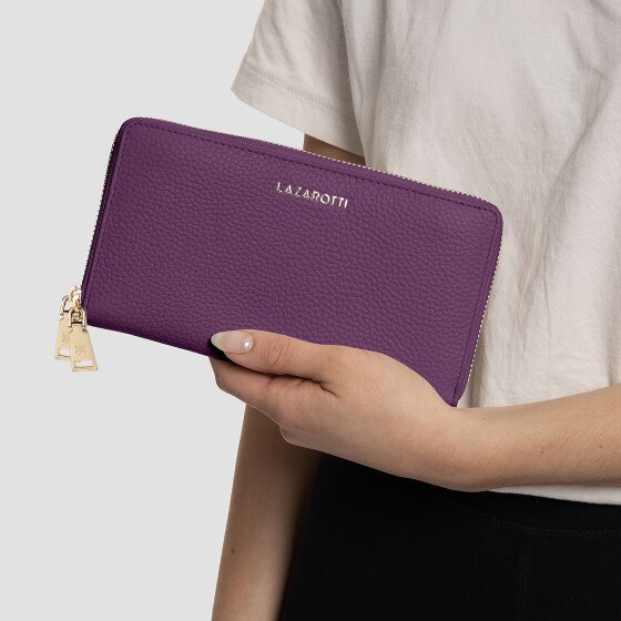 Lazarotti Bologna Leather Portemonnee RFID-bescherming Leer 20 cm