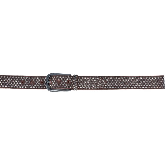 b.belt Studded riem leer