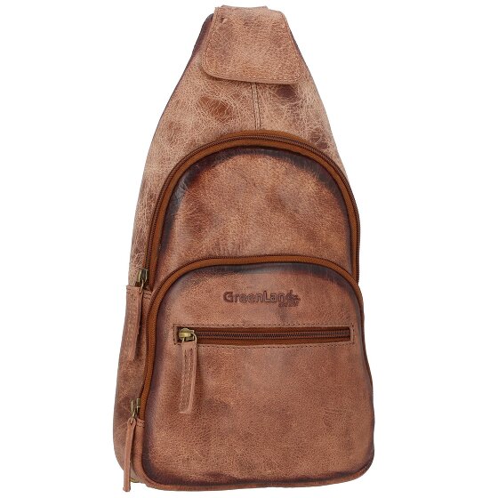 Greenland Nature Mascu & Line Leren Schoudertas 39 cm Greenland Nature Mascu & Line Leren Schoudertas 39 cm