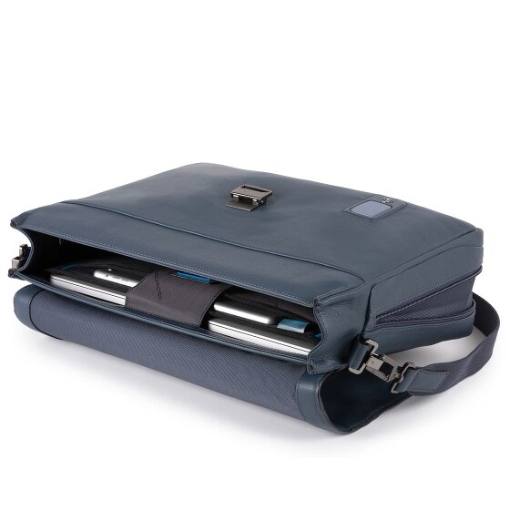 Piquadro Akron aktetas leer 42 cm Laptopvak