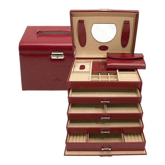 Windrose Merino Juwelenkistje 26 cm