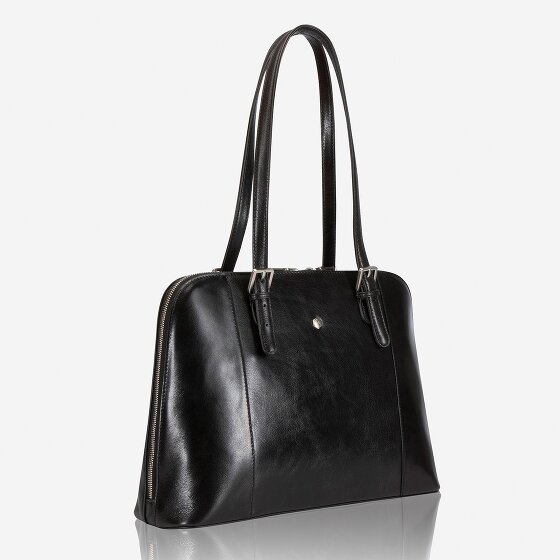 Jekyll & Hide Madrid Schoudertas RFID-bescherming Leer 39 cm Laptop compartiment