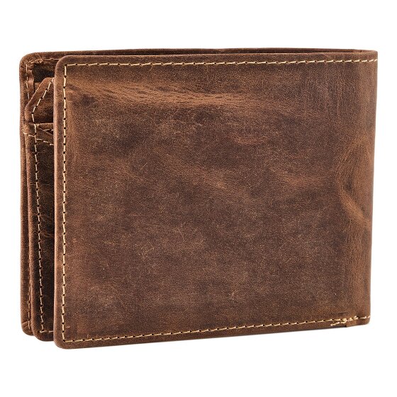 Greenburry Karpfen Portemonnee Leer 12 cm