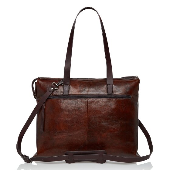 Castelijn & Beerens Rien Schoudertas RFID-bescherming Leer 40 cm Laptop compartiment