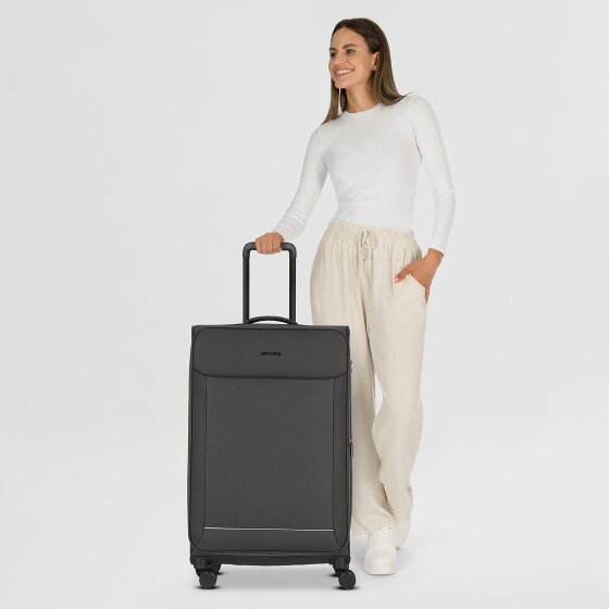 Stratic Fresh 4 wielen Trolley L 77 cm met uitbreidingsplooi