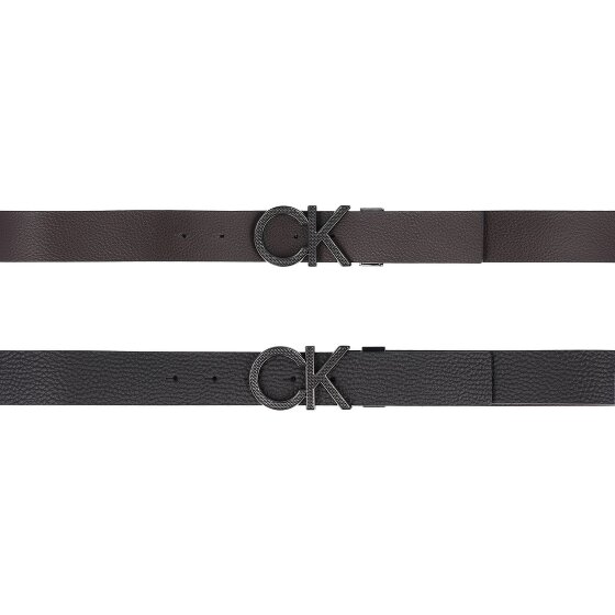 Calvin Klein CK Pique Omkeerbare riem Leer