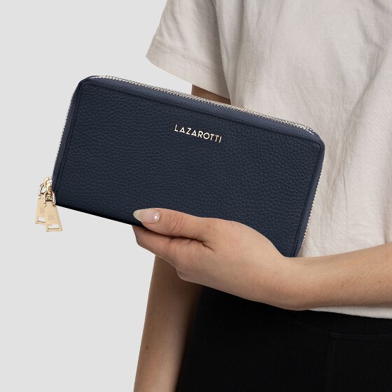 Lazarotti Bologna Leather Portemonnee RFID-bescherming Leer 20 cm